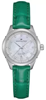 Image of Hamilton H32275890 Jazzmaster Lady Auto Mother Of Pearl Watch