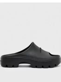 Image of Allsaints Eclipse Flatform Slider - Black