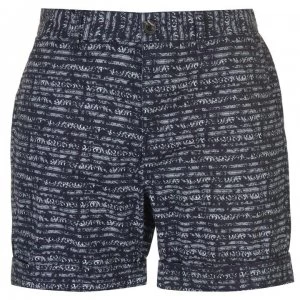 Image of Pierre Cardin Aztec Shorts Mens - Navy