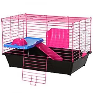 Image of PawHut Small Animal Cage Black 440 mm x 720 mm x 470 mm