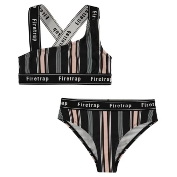 Image of Firetrap Bikini Junior Girls - Jet Stripe