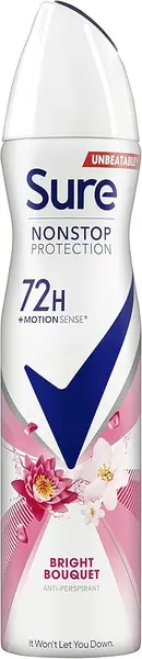Image of Sure Non Stop Protection Bright Bouquet Deodorant 150ml