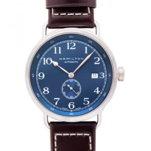 Image of Khaki Navy Automatic Blue Dial Stainless Steel Mens Watch