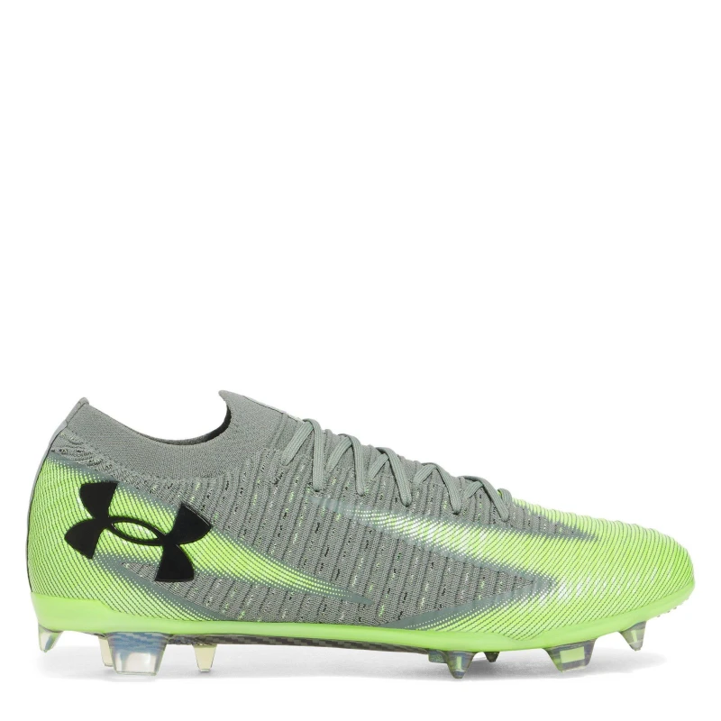 Image of Under Armour Shadow Elite 3 Firm Ground Football Boots Grey/Volt male 6.5 (40.5)