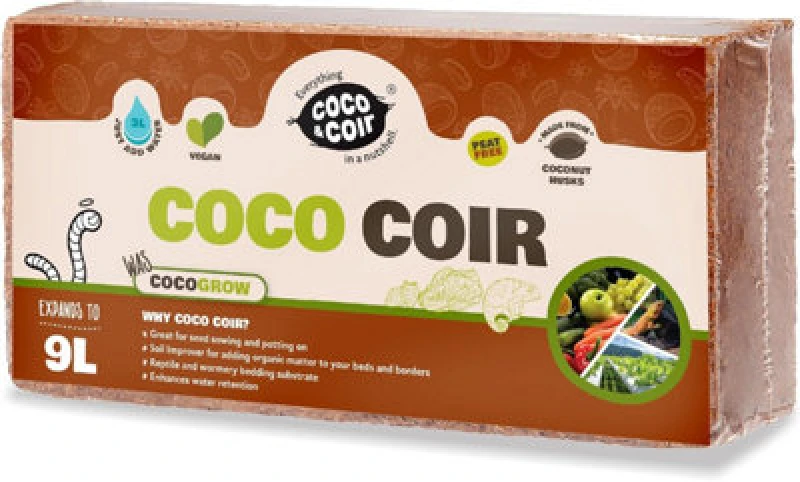 Image of Coco & Coir Coco&coir Coco Grow - 9L/650G - Peat Free Compost