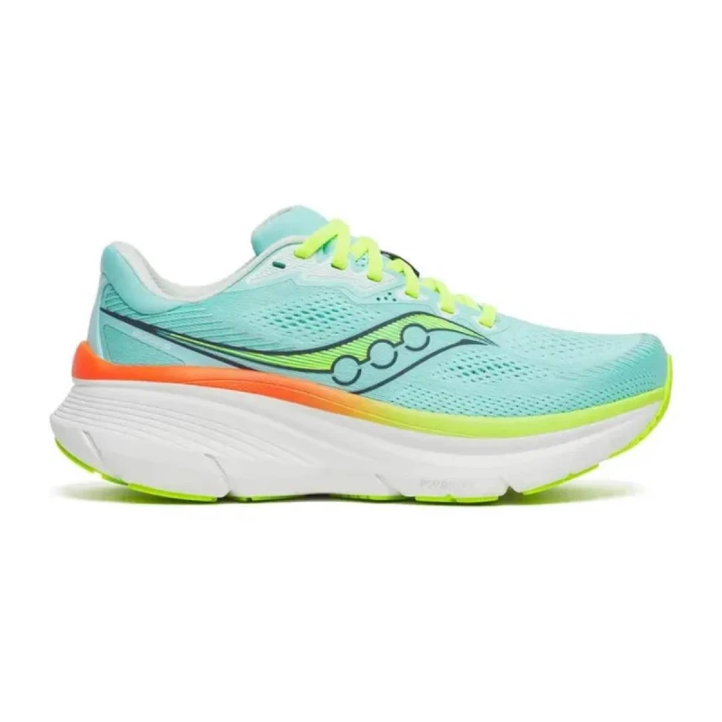 Image of Saucony Guide 19 Blue Green SS26 Women, Size 40 - EUR