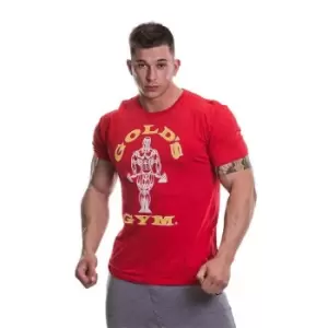 Image of Golds Gym Muscle T Shirt Mens - Red