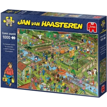 Image of Jumbo Jan Van Haasteren The Vegetable Garden Jigsaw Puzzle - 1000 Pieces