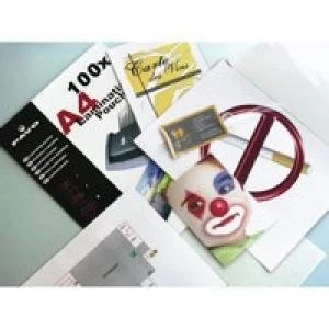 Image of Fellowes Apex Laminating Pouch A3 Medium Duty Clear Pack of