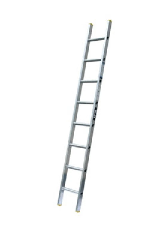 Image of Lyte Single Section Ladder 1X9 Rung Tested & Conforms To En-131-2, Silver NELT125
