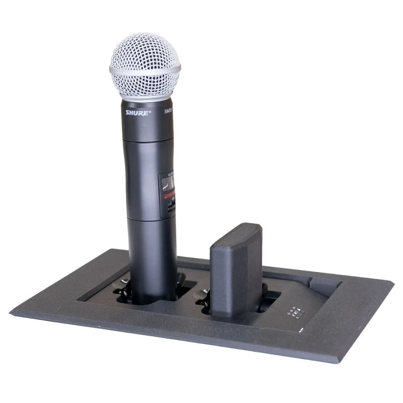 Image of Heckler Design H916-BK lectern accessory Microphone holder