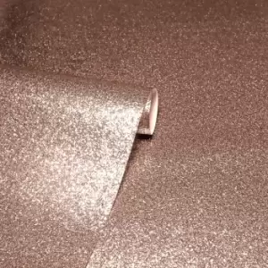 Image of Arthouse Rose Gold Sequin Sparkle Rose Gold Glitter Effect Textured Wallpaper