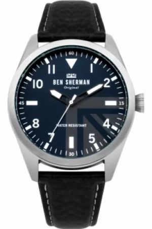 Image of Mens Ben Sherman Carnaby Military Speaker Gift Set Watch WB074UBG