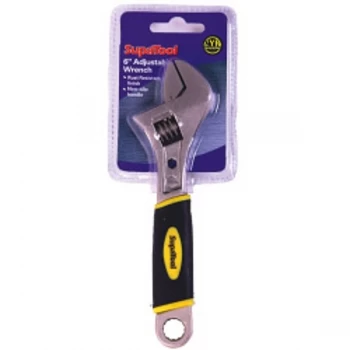 Image of SupaTool Adjustable Wrench with Power Grip 6&acirc;??/150mm