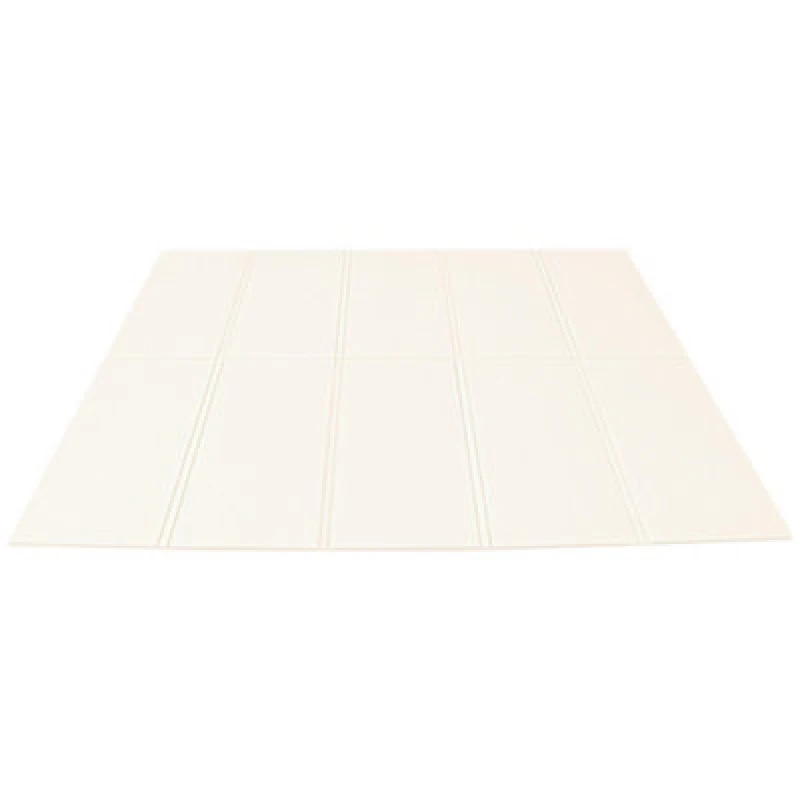 Image of Kandytoys 1.98M X 1.48M Folding Pastel White Baby Mat