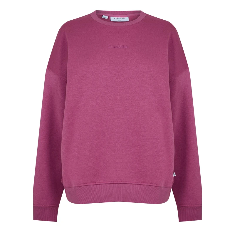 Image of Calvin Klein Golf Crew Sweatshirt Womens - Pink Pink 10