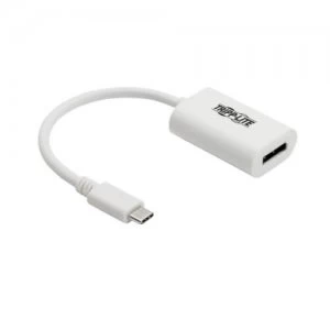 Image of Tripp Lite USB C to Displayport 4K 60Hz Adapter White