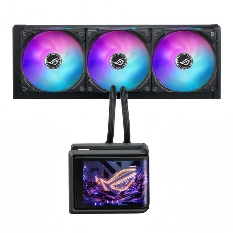 Image of ASUS ROG RYUO IV SLC 360 ARGB Curved OLED display 360mm AIO Cooler - 90RC0151-B0EAY0