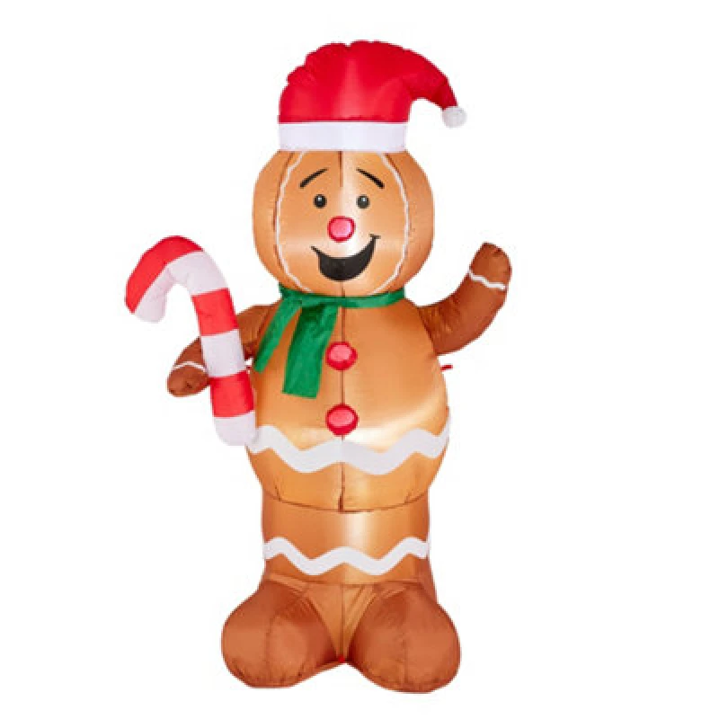 Image of So 150Cm Christmas Inflatable Ginger Bread Man
