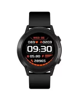 Image of Reflex Active Series 18 Black Smartwatch With Built-In Gps, Full Colour Touch Screen And Up To 10 Day Battery Life