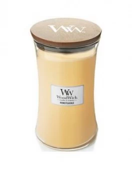 Image of Woodwick Large Hourglass Candle ; Honeysuckle