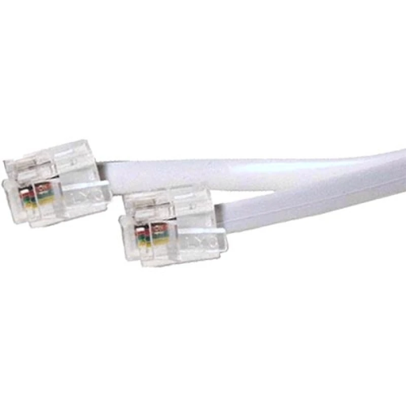 Image of Cablenet 3m RJ11-RJ11 6p4c (All Lines) White