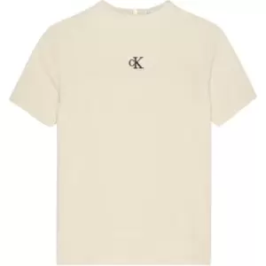 Image of Calvin Klein Jeans Light Crinkle Top - Cream