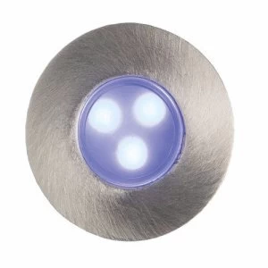 Image of KnightsBridge IP65 0.6W LED Mini Walk Over Ground Light With 3 Bezels - Blue