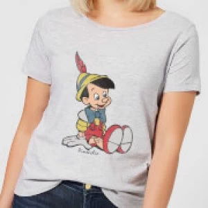 Image of Disney Pinocchio Classic Womens T-Shirt - Grey - M