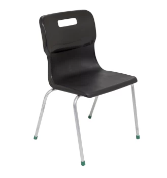Image of Titan 4 Leg Chair Size 5 - 430mm Seat Height - Black