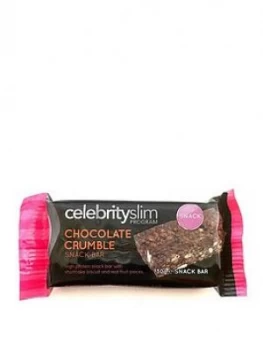 Image of Celebrity Slim Chocolate Crumble Snack Bar 10 Bars