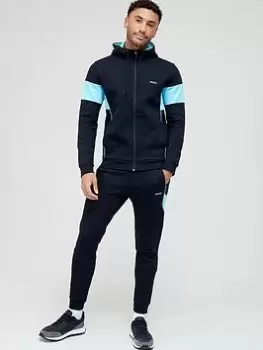 Image of BOSS Tracksuit - Dark Blue , Dark Blue, Size L, Men