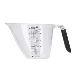 Image of Angled Measuring Jug 1L, Clear BPA Free Plastic Jug with Handle
