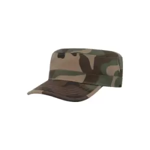Image of Atlantis Tank Brushed Cotton Military Cap (One Size) (Camouflage)