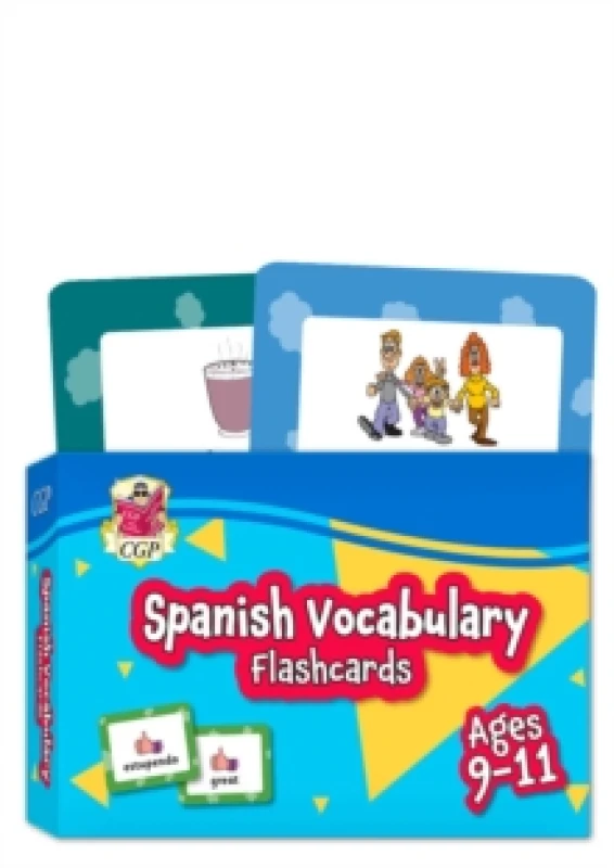 Image of Spanish Vocabulary Flashcards for Ages 9-11 (with Free Online Audio) Hardback