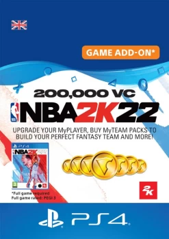 Image of NBA 2K 200,000 VC - UK Account