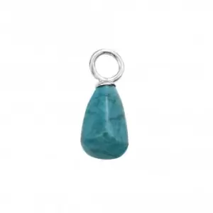 Image of Sterling Silver Magnesite Tumbled Charm Y2644T