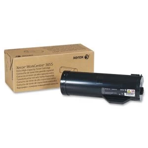 Image of Xerox 106R02740 Black Laser Toner Ink Cartridge