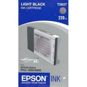Image of Epson T5637 Light Black Ink Cartridge
