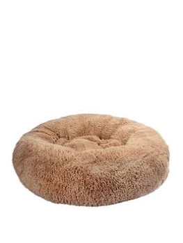 Image of Happy Pet Teddy Pet Bed Honey 90x22cm 1) Fabric: Plush, %100 cotton 2) Inner padding: