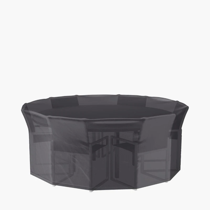 Image of Ruma AeroCover Outdoor Sets Waterproof Cover Table & Chairs W150xD150xH85cm in Dark Grey Size: 1 Pack Dark Grey Unisex 1 Pack