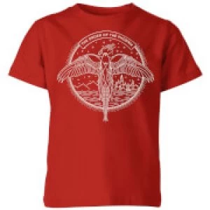 Image of Harry Potter Order Of The Phoenix Kids T-Shirt - Red - 3-4 Years