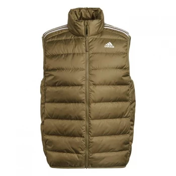 Image of adidas Essentials Light Down Hooded Parka Mens - Focus Olive