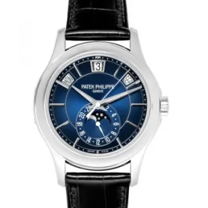 Image of Complications Blue Dial Mens Calendar Watch