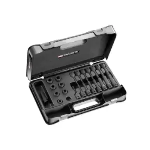 Image of Facom 6-Point Stubby Impact Socket Set, 23 Piece