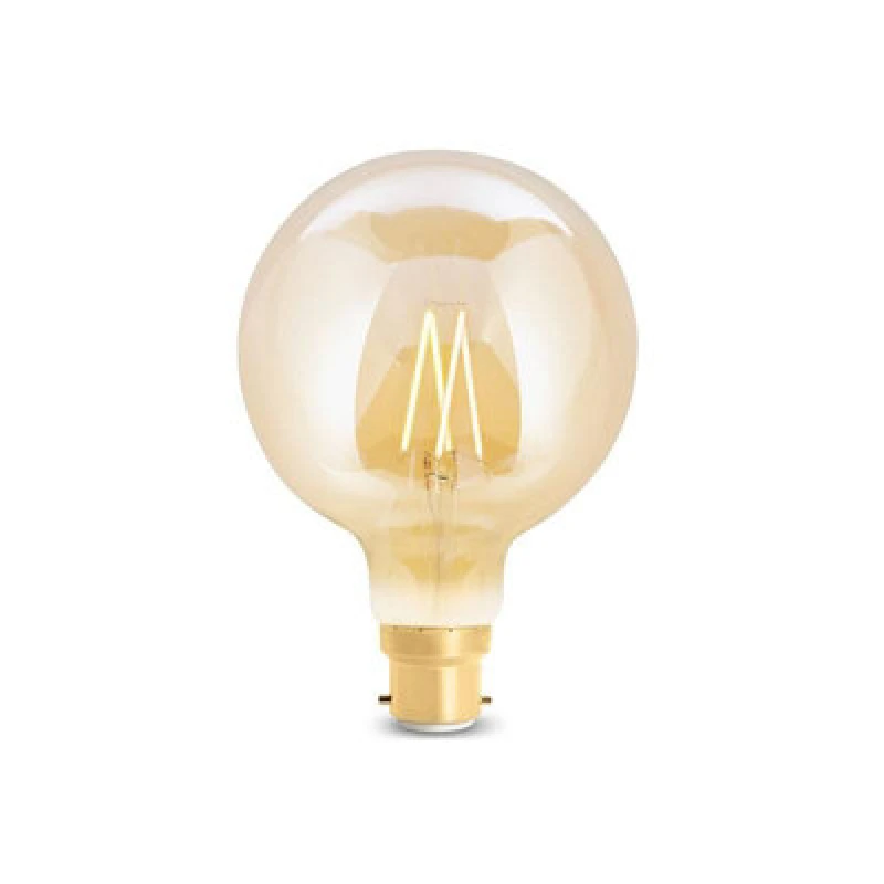 Image of 1000 Mile 1000 Mile WiZ G95 Bayonet Tunable Filament Dimmable Lightbulb in Clear Clear One Size Unisex 4897104950487