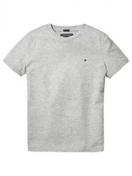 Image of Tommy Hilfiger Boys Short Sleeve Essential Flag T-Shirt - Grey