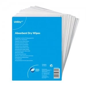 Image of Value General Purpose Absorbent Dry Wipes PK50