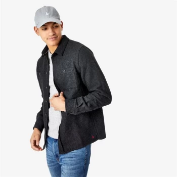 Image of Jack Wills Dawes Wool Overshirt - Charc Marl