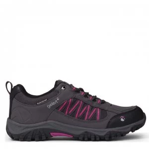 Image of Gelert Horizon Low Ladies Waterproof Walking Shoes - Charcoal